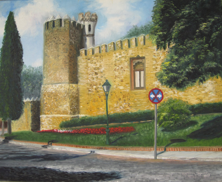 ©Marianela Noguera "Toledo, Spain" 2007. 16"x 20" Oil on canvas. Oil paintings.